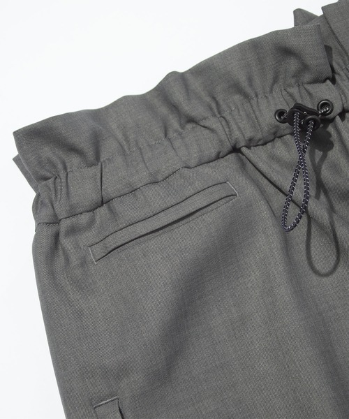 F/CE. （エフシーイー）の「F/CE. TWISTWOOL WIDE TROUSERS / エフシーイー  ツイストウールワイドトラウザーズ（スラックス・メンズ・グレー/ブラック・SMALL/MEDIUM/LARGE）」の9枚目の写真