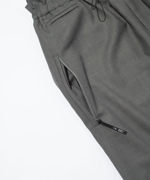 F/CE. （エフシーイー）の「F/CE. TWISTWOOL WIDE TROUSERS / エフシーイー  ツイストウールワイドトラウザーズ（スラックス・メンズ・グレー/ブラック・SMALL/MEDIUM/LARGE）」の3枚目の写真