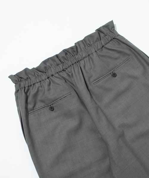 F/CE. （エフシーイー）の「F/CE. TWISTWOOL WIDE TROUSERS / エフシーイー  ツイストウールワイドトラウザーズ（スラックス・メンズ・グレー/ブラック・SMALL/MEDIUM/LARGE）」の4枚目の写真