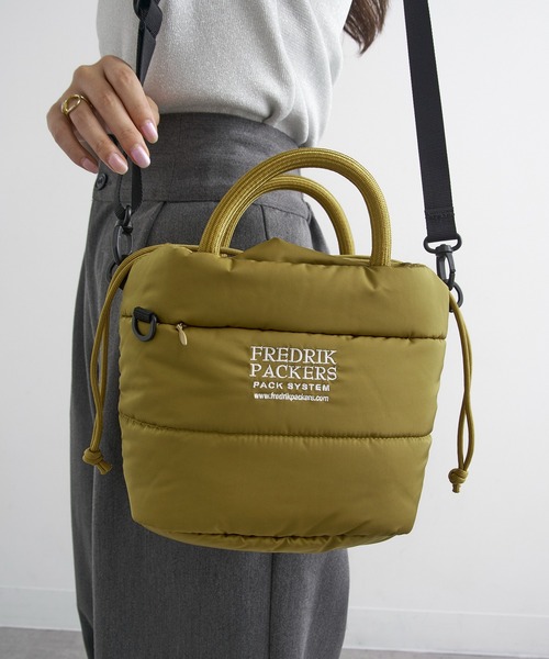 FREDRIK PACKERS（フレドリックパッカーズ）の「【FREDRIK PACKERS】≪別注≫TT BAUM TOTE　/　バームトートミニショルダー（ショルダーバッグ・レディース・ブラック系1/ブラック/ブラック系その他2/カーキ/グレー・FREE）」の5枚目の写真