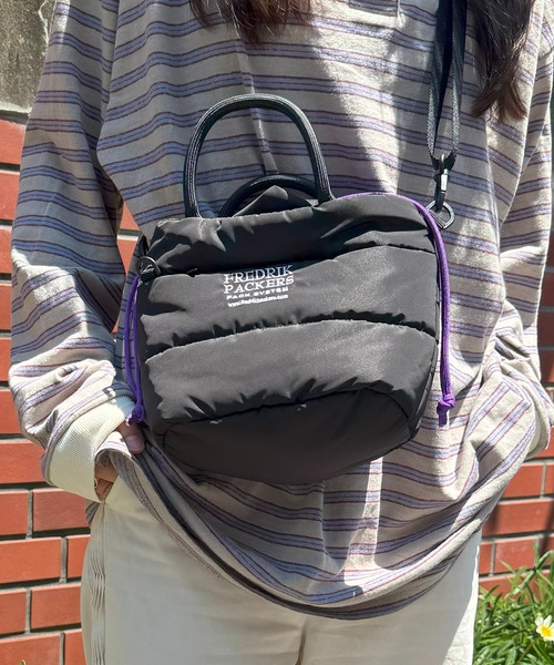 FREDRIK PACKERS（フレドリックパッカーズ）の「【FREDRIK PACKERS】≪別注≫TT BAUM TOTE　/　バームトートミニショルダー（ショルダーバッグ・レディース・ブラック系1/ブラック/ブラック系その他2/カーキ/グレー・FREE）」の6枚目の写真