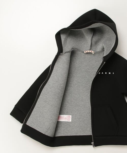 MARNI（マルニ）の「キッズ ジャケット MARNI KID（ブルゾン・キッズ・グレー/ブラック・10Y/12Y/4Y/14Y/6Y/8Y）」の4枚目の写真