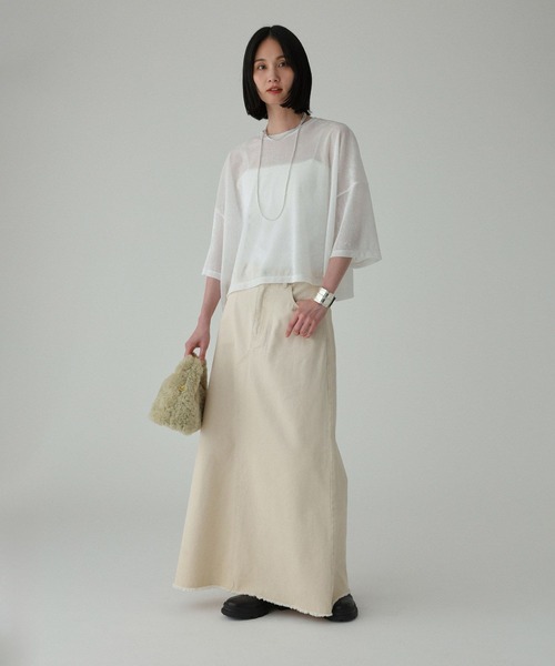 柳橋唯さんYouTube紹介アイテム】ナバホパール風ネックレス120cm 柳橋