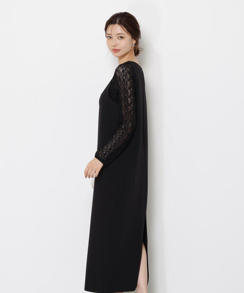 PROPORTION BODY DRESSING（プロポーションボディドレッシング）の「Ｕネックジャンスカ　ＳＥＴＵＰ / 1215240804（ワンピース・レディース・ブラウン系その他/ブラック・MEDIUM/P/S）」の6枚目の写真