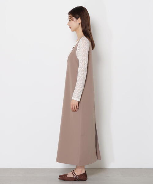 PROPORTION BODY DRESSING（プロポーションボディドレッシング）の「Ｕネックジャンスカ　ＳＥＴＵＰ / 1215240804（ワンピース・レディース・ブラウン系その他/ブラック・MEDIUM/P/S）」の22枚目の写真