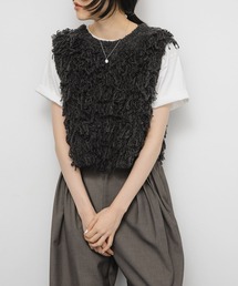 ニット セーター ＭＩＸモールクルーベスト レディース bohmal ニット セーター 「2024AW」スリーブラインカラフル