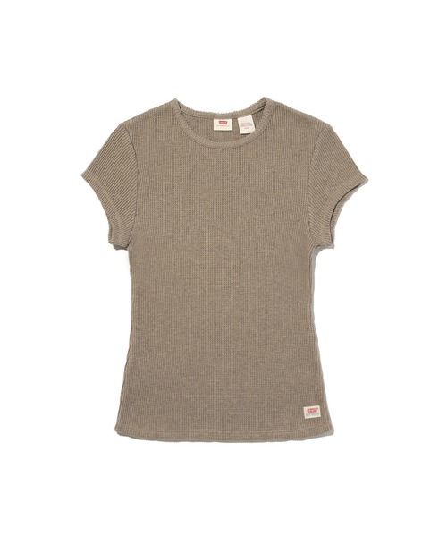 Levi's(リーバイス)の「Levi's/リーバイス DRY GOODS ワッフルTシャツ(Tシャツ/カットソー・レディース・ベージュ・XS/S/M)」の7枚目の写真