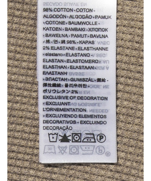 Levi's(リーバイス)の「Levi's/リーバイス DRY GOODS ワッフルTシャツ(Tシャツ/カットソー・レディース・ベージュ・XS/S/M)」の13枚目の写真