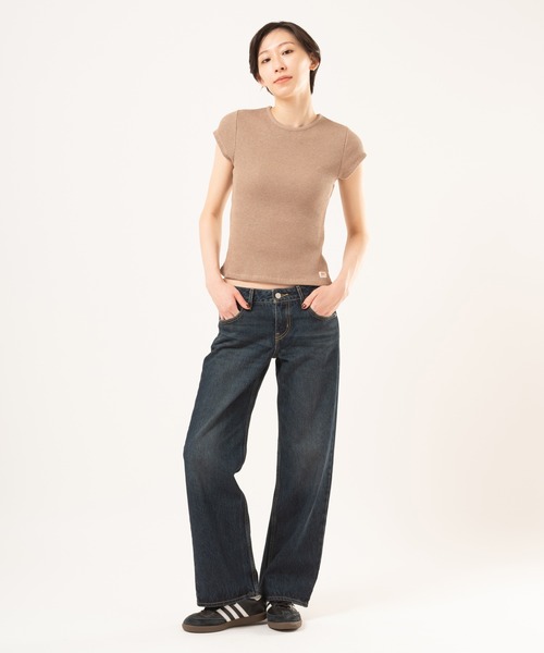 Levi's(リーバイス)の「Levi's/リーバイス DRY GOODS ワッフルTシャツ(Tシャツ/カットソー・レディース・ベージュ・XS/S/M)」の5枚目の写真
