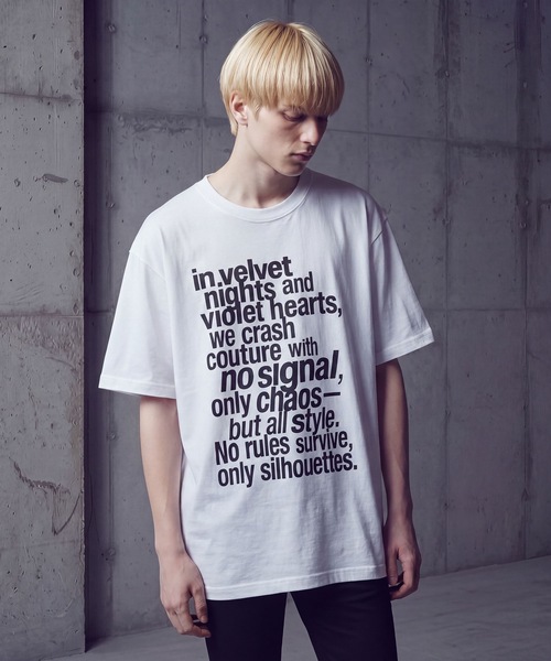 BROTHERHOOD(ブラザーフッド)の「【ROMANTIC DISRUPTION】Silhouette Anthem Tee(Tシャツ/カットソー・メンズ・ホワイト/ブラック・LARGE/X-LARGE)」の2枚目の写真