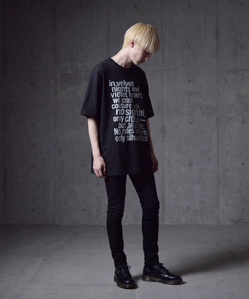 BROTHERHOOD(ブラザーフッド)の「【ROMANTIC DISRUPTION】Silhouette Anthem Tee(Tシャツ/カットソー・メンズ・ホワイト/ブラック・LARGE/X-LARGE)」の1枚目の写真