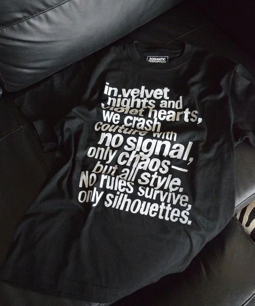 BROTHERHOOD(ブラザーフッド)の「【ROMANTIC DISRUPTION】Silhouette Anthem Tee(Tシャツ/カットソー・メンズ・ホワイト/ブラック・LARGE/X-LARGE)」の12枚目の写真