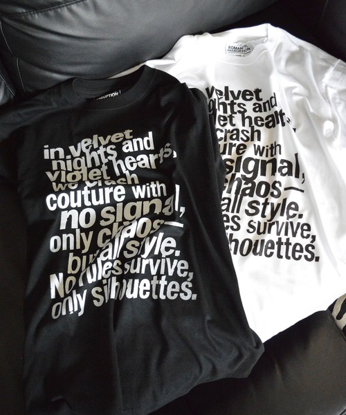 BROTHERHOOD(ブラザーフッド)の「【ROMANTIC DISRUPTION】Silhouette Anthem Tee(Tシャツ/カットソー・メンズ・ホワイト/ブラック・LARGE/X-LARGE)」の6枚目の写真