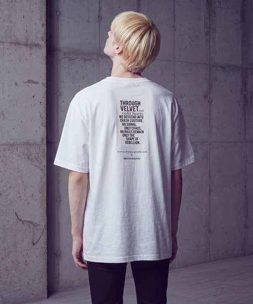 BROTHERHOOD(ブラザーフッド)の「【ROMANTIC DISRUPTION】Silhouette Anthem Tee(Tシャツ/カットソー・メンズ・ホワイト/ブラック・LARGE/X-LARGE)」の14枚目の写真