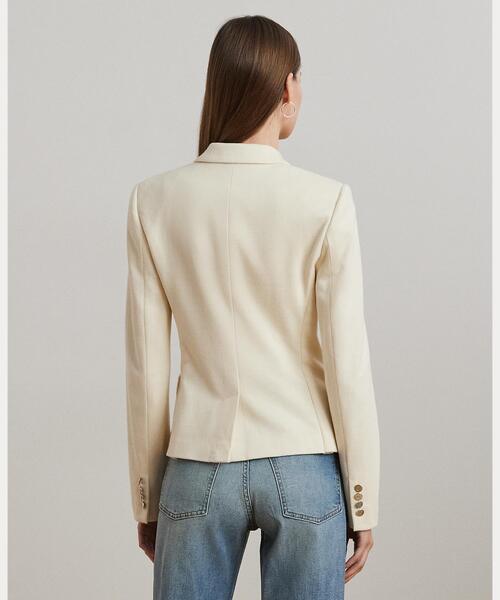 POLO RALPH LAUREN テーラードジャケット ブレザー ホワイト Ralph Laurenブレザーホワイトワッペン