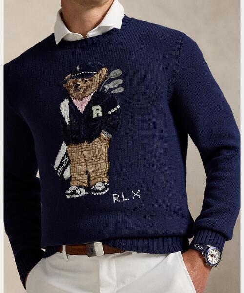 RLX GOLF(アールエルエックスゴルフ)の「Polo ベア パフォーマンス セーター(ニット/セーター・メンズ・ネイビー系1・S/M/L/XS)」の4枚目の写真
