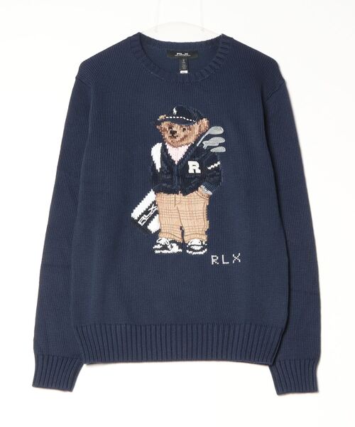 RLX GOLF(アールエルエックスゴルフ)の「Polo ベア パフォーマンス セーター(ニット/セーター・メンズ・ネイビー系1・S/M/L/XS)」の3枚目の写真