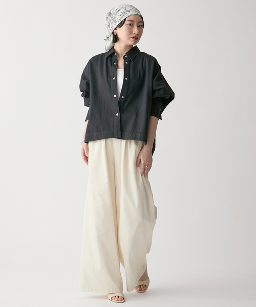 IENA スカーフプリントSK IENA LISAスカーフプリントロングスカート38 40 