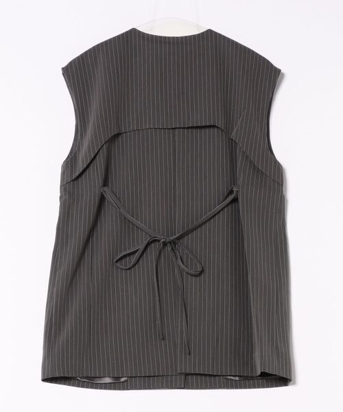 DONOBAN(ドノバン)の「【ANDRESD】nuance button gilet 結婚式 オケージョン セレモニー 二次会 同窓会 ベスト 羽織 パーティー お呼ばれ会(その他トップス・レディース・グレイッシュベージュ/グレー/ブラック・M)」の4枚目の写真