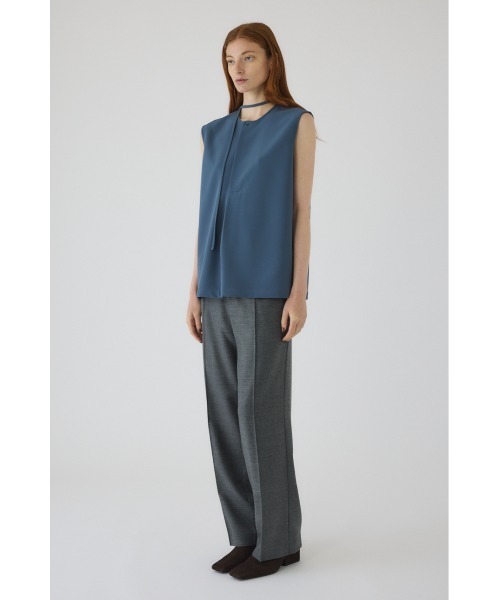 RIM.ARK(リムアーク)の「W cloth string tops ダブルクロスストリングトップス(シャツ/ブラウス・レディース・ダークブラウン/ブルー/ブラック・FREE)」の19枚目の写真
