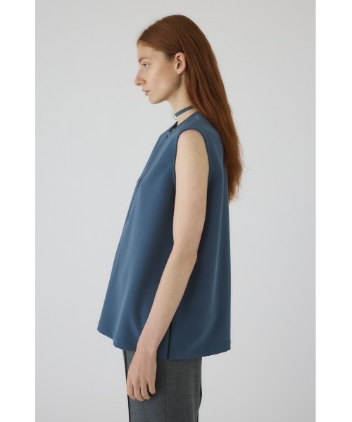 RIM.ARK(リムアーク)の「W cloth string tops ダブルクロスストリングトップス(シャツ/ブラウス・レディース・ダークブラウン/ブルー/ブラック・FREE)」の22枚目の写真