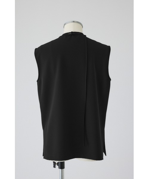 RIM.ARK(リムアーク)の「W cloth string tops ダブルクロスストリングトップス(シャツ/ブラウス・レディース・ダークブラウン/ブルー/ブラック・FREE)」の11枚目の写真