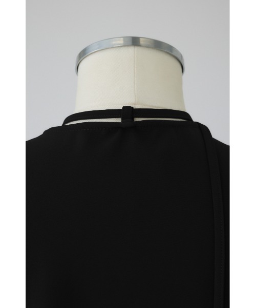 RIM.ARK(リムアーク)の「W cloth string tops ダブルクロスストリングトップス(シャツ/ブラウス・レディース・ダークブラウン/ブルー/ブラック・FREE)」の12枚目の写真