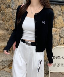 BUFFALO BOBS　バッファローボブス　カーディガン SHIPPO(シッポウ) モノグラム ニット カーディガン BUFFALO BOBS