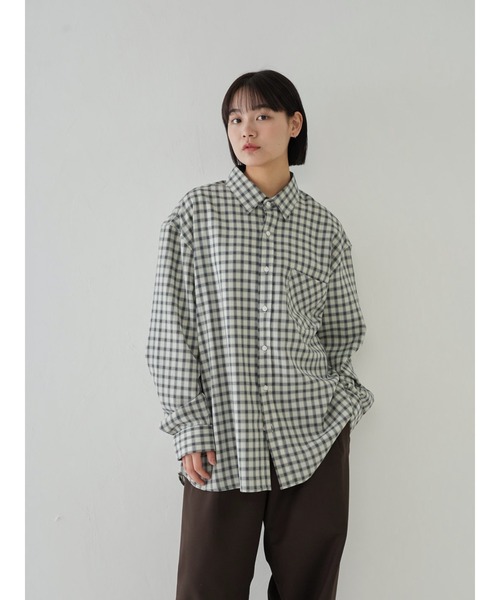 セール】チェックシャツ 秋冬新作 オーバーシャツ ユニセックス