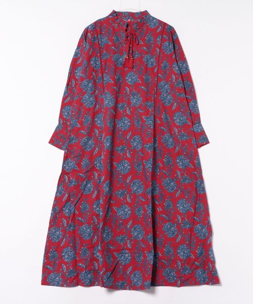 チャイハネ(チャイハネ)の「【チャイハネ】アログレワンピース(ワンピース・レディース・カーキ/ネイビー/オレンジ/レッド/ターコイズブルー/ホワイト・FREE)」の5枚目の写真