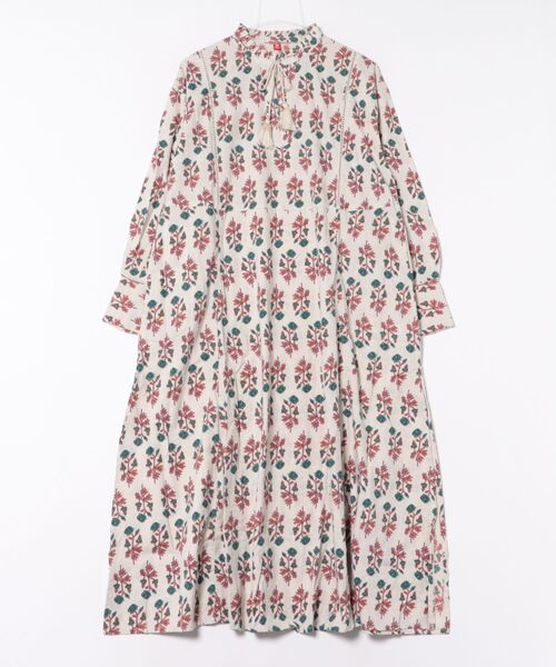 チャイハネ(チャイハネ)の「【チャイハネ】アログレワンピース(ワンピース・レディース・カーキ/ネイビー/オレンジ/レッド/ターコイズブルー/ホワイト・FREE)」の2枚目の写真