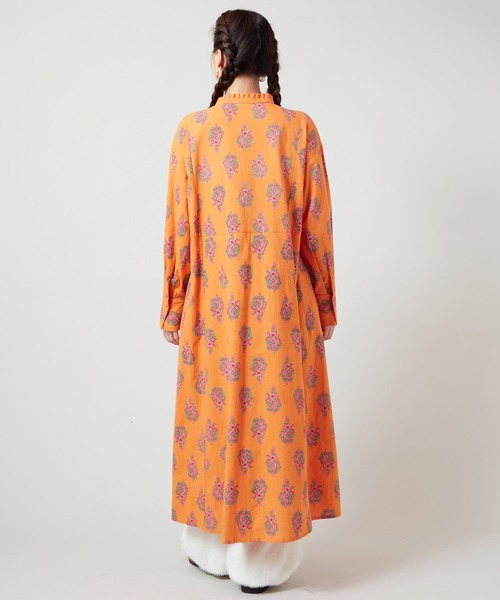 チャイハネ(チャイハネ)の「【チャイハネ】アログレワンピース(ワンピース・レディース・カーキ/ネイビー/オレンジ/レッド/ターコイズブルー/ホワイト・FREE)」の18枚目の写真