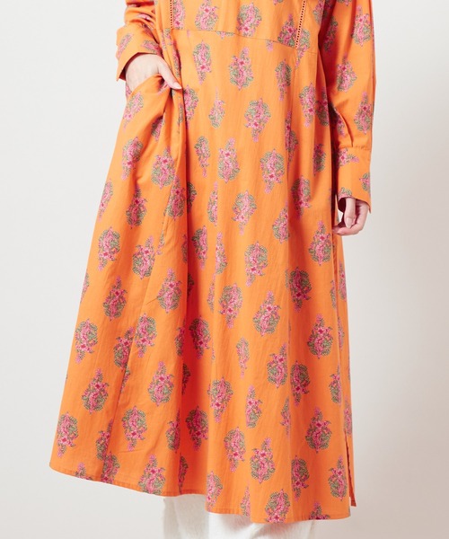 チャイハネ(チャイハネ)の「【チャイハネ】アログレワンピース(ワンピース・レディース・カーキ/ネイビー/オレンジ/レッド/ターコイズブルー/ホワイト・FREE)」の19枚目の写真