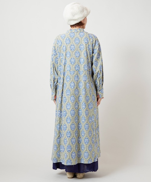 チャイハネ(チャイハネ)の「【チャイハネ】アログレワンピース(ワンピース・レディース・カーキ/ネイビー/オレンジ/レッド/ターコイズブルー/ホワイト・FREE)」の10枚目の写真