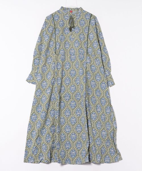 チャイハネ(チャイハネ)の「【チャイハネ】アログレワンピース(ワンピース・レディース・カーキ/ネイビー/オレンジ/レッド/ターコイズブルー/ホワイト・FREE)」の7枚目の写真