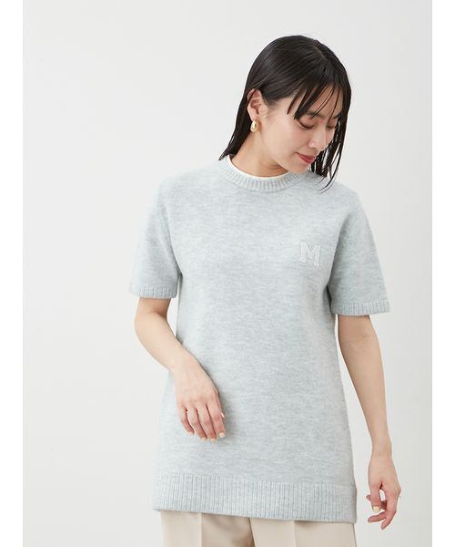 【Mila Owen】アルパカニットミニ丈ワンピース Mila Owen（ミラオーウェン）の「アルパカニットミニ丈