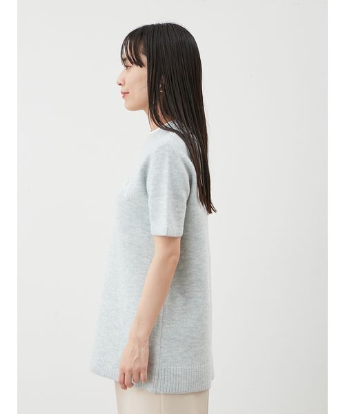 Mサガラウールブレンドミニニットワンピース（ワンピース