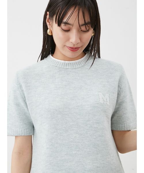 Mila Owen（ミラオーウェン）の「Mサガラウールブレンドミニニットワンピース（ワンピース・レディース・イエロー/ミント/マルチ/ピンク・F）」の6枚目の写真