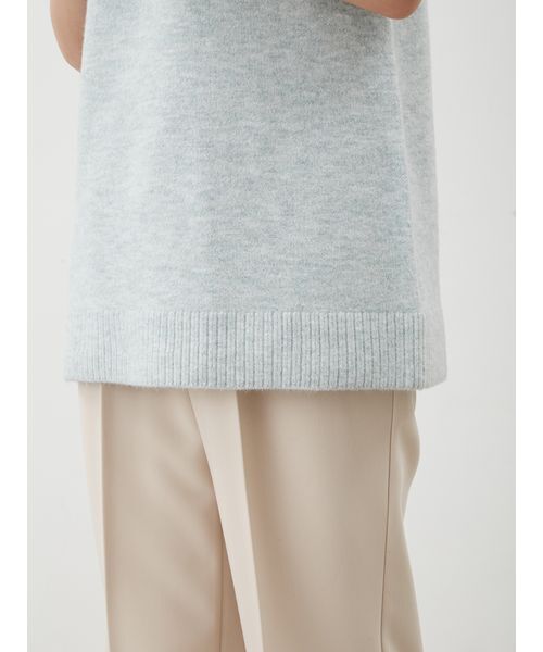 【新品未使用】MilaOwen Mサガラウールブレンドミニニットワンピース Mila Owen｜Mサガラウールブレンドミニニットワンピース