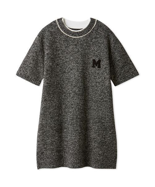 【新品未使用】MilaOwen Mサガラウールブレンドミニニットワンピース Mila Owen ワンピース Mサガラウールブレンドミニニット