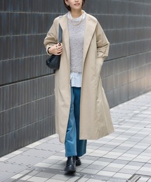 【KATHARINE ROSS】袖リブバックベルトコート