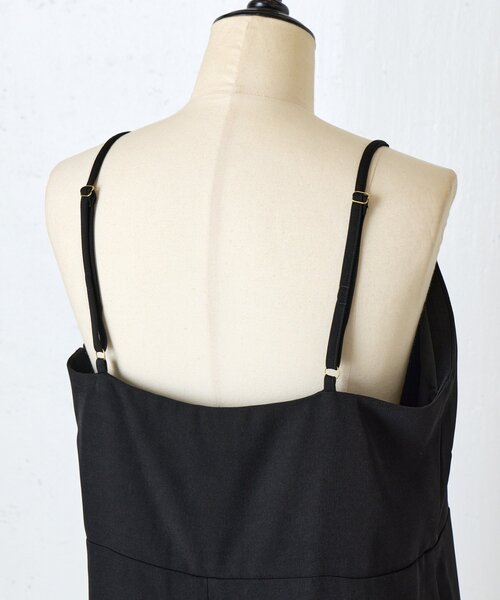 Jena espace merveilleux(ジェナ エスパスメルヴェイユ)の「【オケージョン】シアーセットキャミワンピース(ワンピース・レディース・ブラック/グレー・FREE)」の11枚目の写真