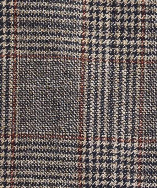 TOMORROWLAND collection(トゥモローランドコレクション)の「SILK AIR GLEN CHECK ダブルブレストジャケット(テーラードジャケット・レディース・ブルー系その他2/ブラウン系その他/グレー系その他2・36)」の11枚目の写真