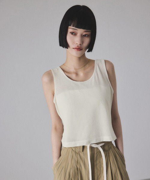 ADAM ET ROPE'（アダムエロペ）の「マルチWAYシアートリコットベロアカーディガン（カーディガン/ボレロ・レディース・ライトグリーン/キナリ/ブラック/グレー・FREE）」の12枚目の写真