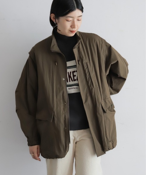 CNツイル 2wayスタンドコート（その他アウター）｜NOMBRE IMPAIR 