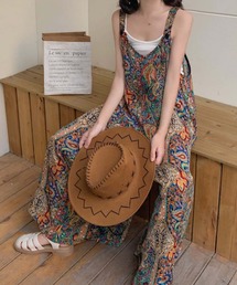 MAISON DE THERESE | ペイズリーオールインワン ビーチ リゾート(サロペット/オーバーオール)