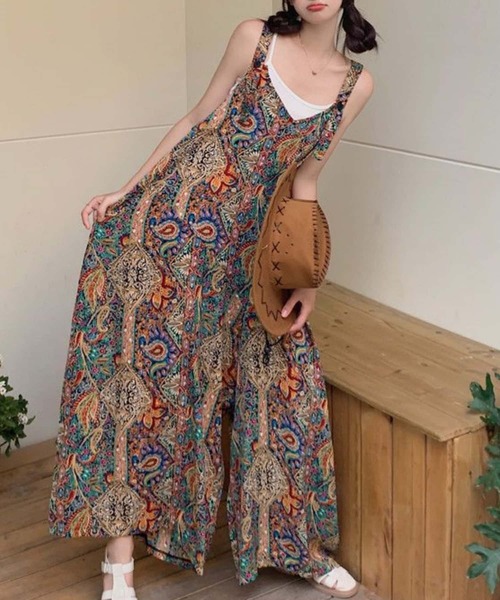 MAISON DE THERESE（メゾン ド テレーズ）の「ペイズリーオールインワン ビーチ リゾート（サロペット/オーバーオール・レディース・その他・M）」の6枚目の写真