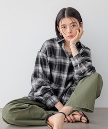 BAYFLOW | [薄手生地で長く着られる]アソートチェックBIGシャツ(シャツ/ブラウス)