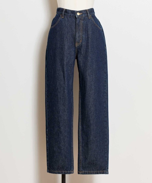 NOELA（ノエラ）の「ストレートデニムパンツ（デニムパンツ・レディース・インディゴブルー/ダークインディゴブルー・S/M）」の4枚目の写真