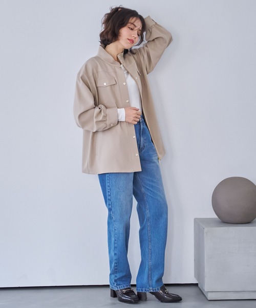 NOELA（ノエラ）の「ストレートデニムパンツ（デニムパンツ・レディース・インディゴブルー/ダークインディゴブルー・S/M）」の18枚目の写真